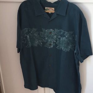 Paradise Found Hawaiian silk shirt XL
